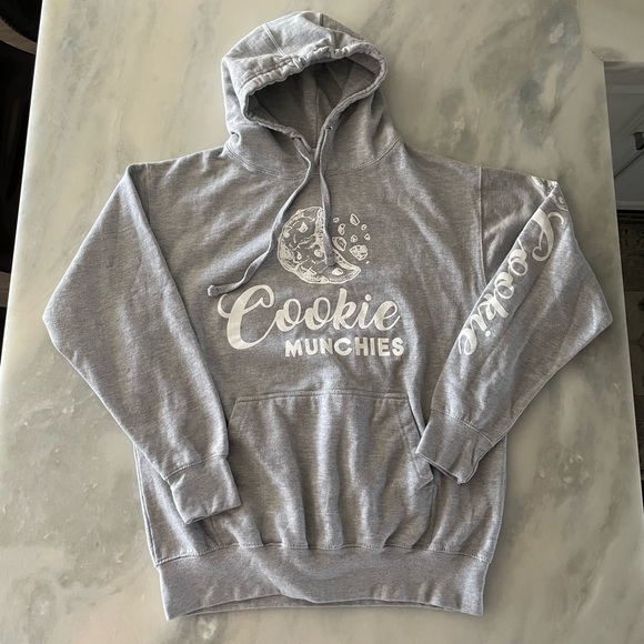Cookie Monster Just Apparel Co. Grey Hoodie. Sweatshirt - Picture 2 of 10
